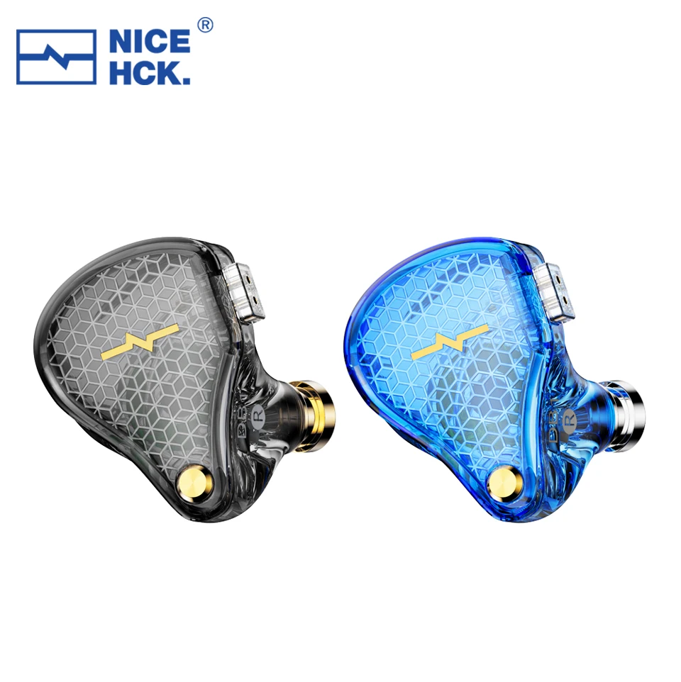 2021 NiceHCK DB1 HIFI In Ear Earphone 10mm Dynamic Music DJ Running Sport IEM Earbud Studio Earplug 0.78mm 2Pin Detachable