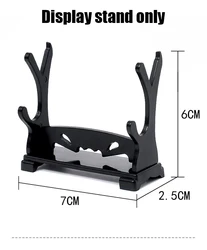 Darksteel Sword Ancient Chinese Full Metal Ornament Decoration 20cm (Display stand only)