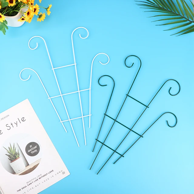 1 Db Fémnövény Mászó Keret Vas Virág Levelek Tartó Botlevelek Rögzített Tét Pólus Beltéri Cserepes Kerti Kiegészítők - Image 4