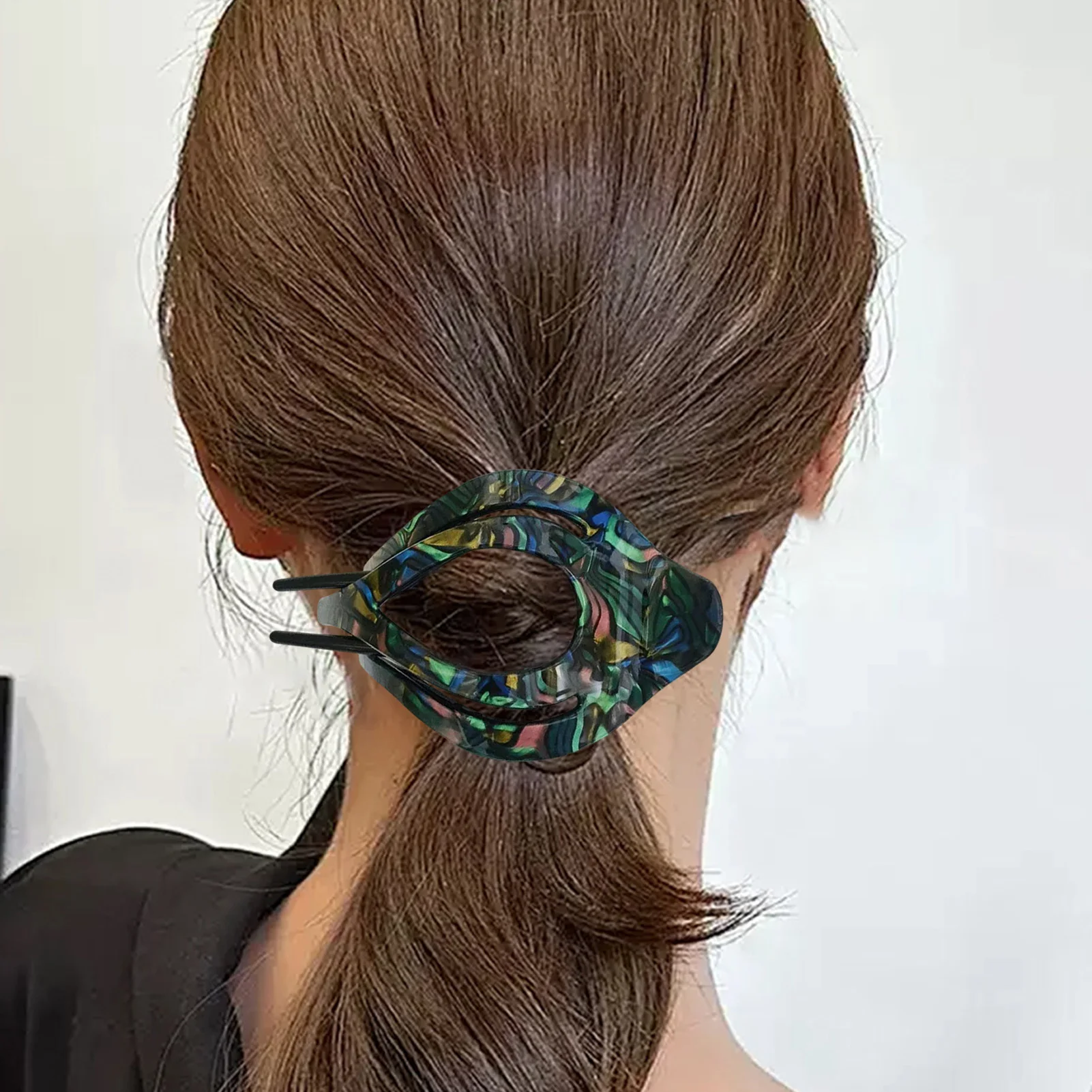 Kristall-Strass-Haarspange mit drei Zinken im Entenschnabel-Design für Damen, elegante koreanische Haaraccessoires für den Alltag, Partys, Hochzeiten, Geschenk. – Detail 5