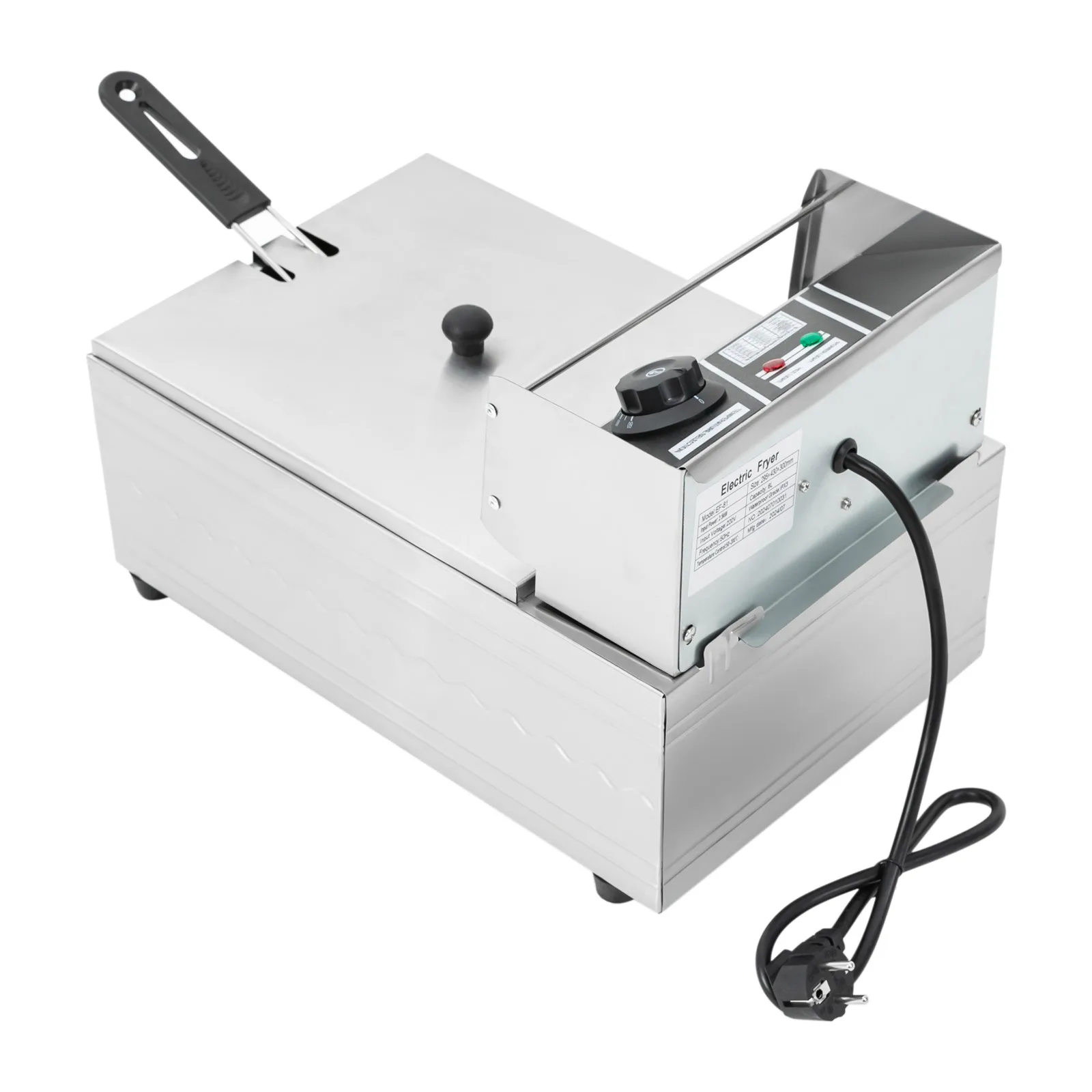 Friggitrice Elettrica In Acciaio Inox Cottura A Zona Fredda 230 V Professionale 90199736 - Foto 5