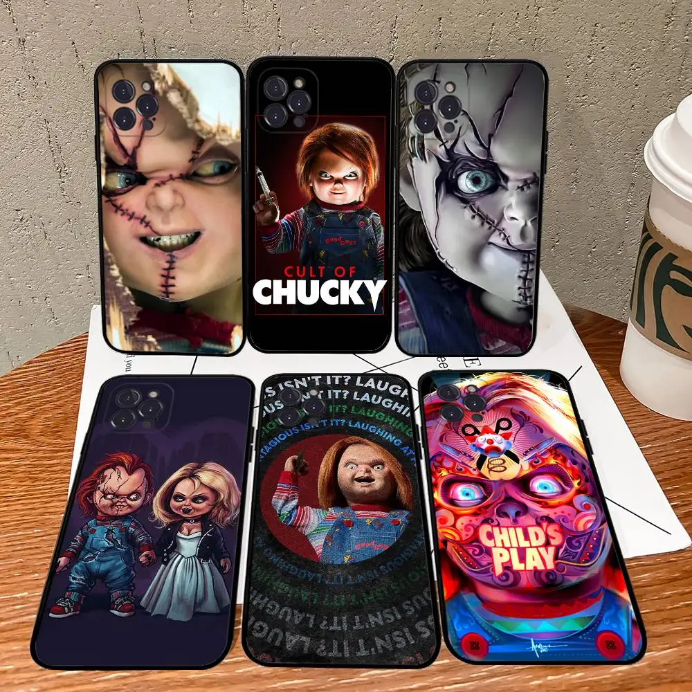Horror Movie-Inspired Chucky Doll Soft Silicone Phone Case Cover