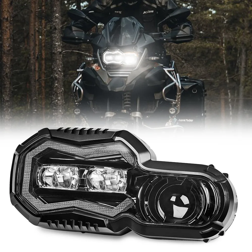 

For BMW F800GS F800 GS Adventure 2008-2018 F650GS F700GS E24 E-Mark Approved 110W Motorcycle LED Projector Headlight Assembly