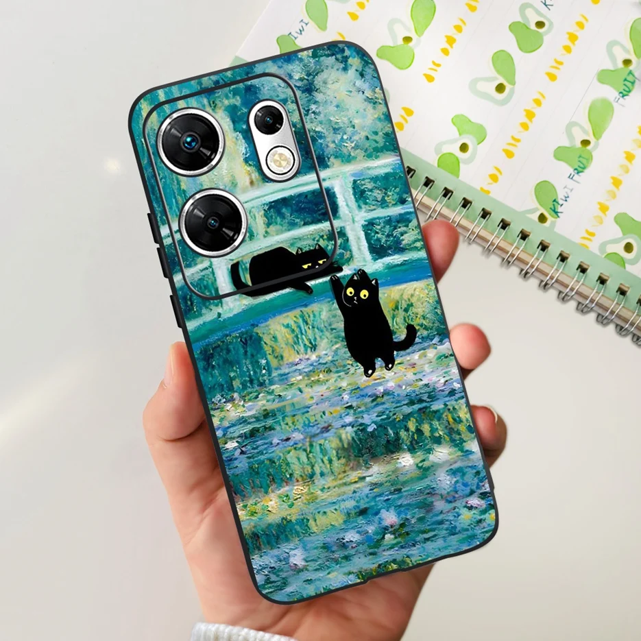 Stylish Shockproof Painted Phone Case - Soft Protective Cover