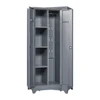 Metal Cleaning Tool Cabinet with Locking Door Tall Broom Tool Organizer and Storage Cabinets for Kitchen Pantry Office Shop 6