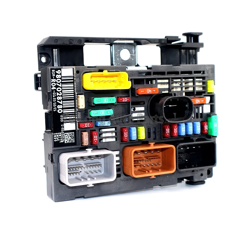 Car Engine Computer Fuse Box For Peugeot 307 308 607 807 CITROEN BERLINGO C4 C8 JUMPY BSM R04 9807028780 Original Accessories