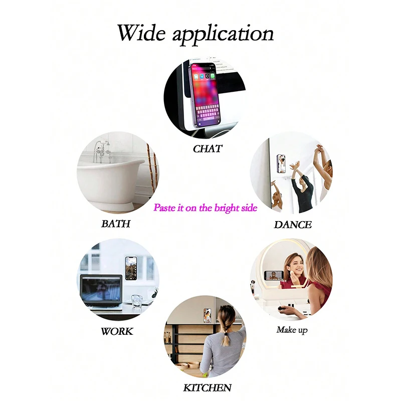 Transparent 3D Suction Cup Phone Case Cover