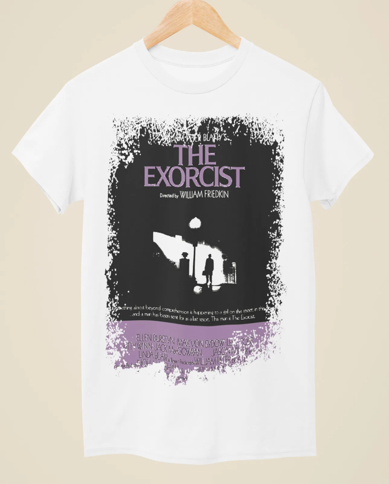 

The Exorcist - Movie Poster Inspired Unisex White T-Shirt