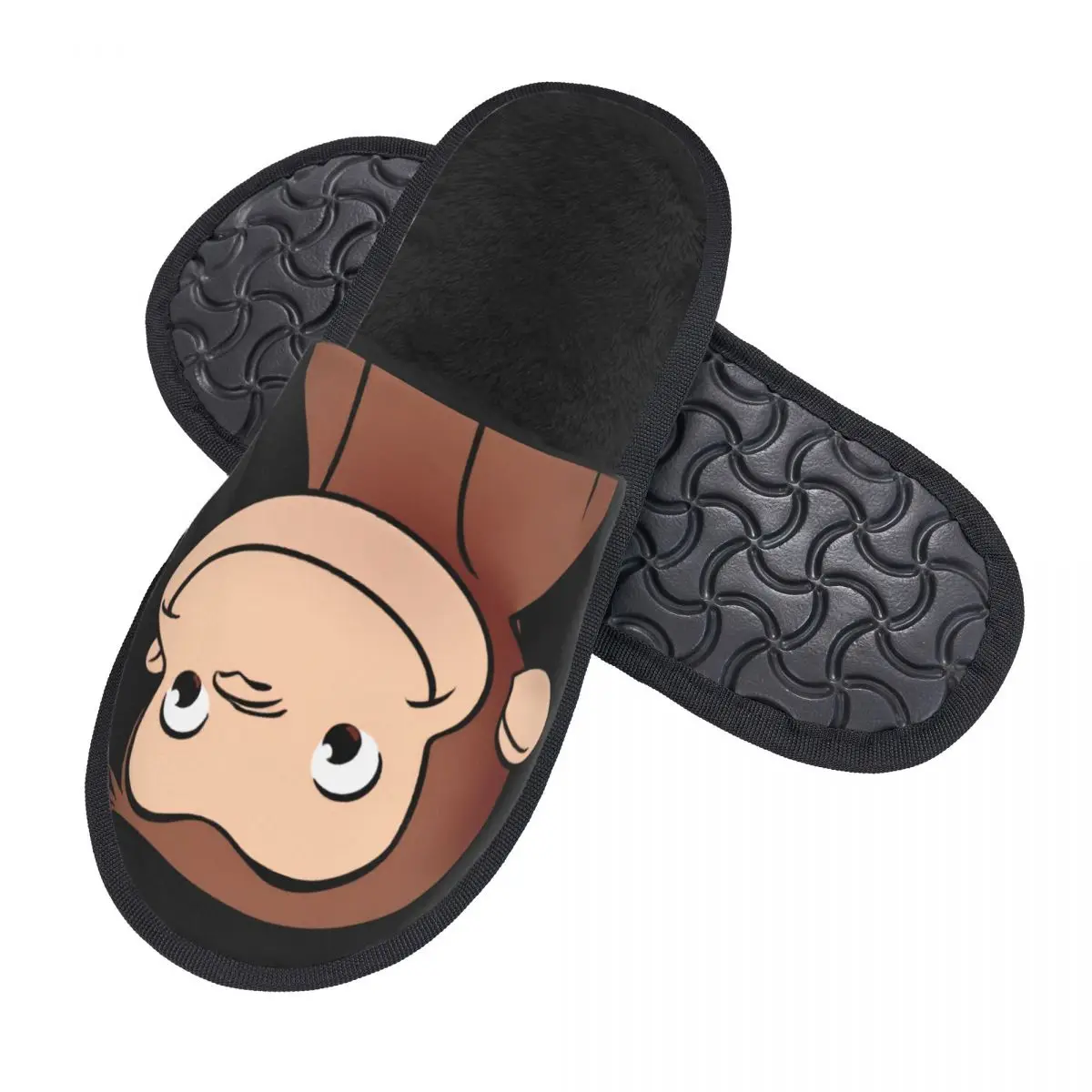 Curious George Children's Books Comfy Scuff With Memory Foam