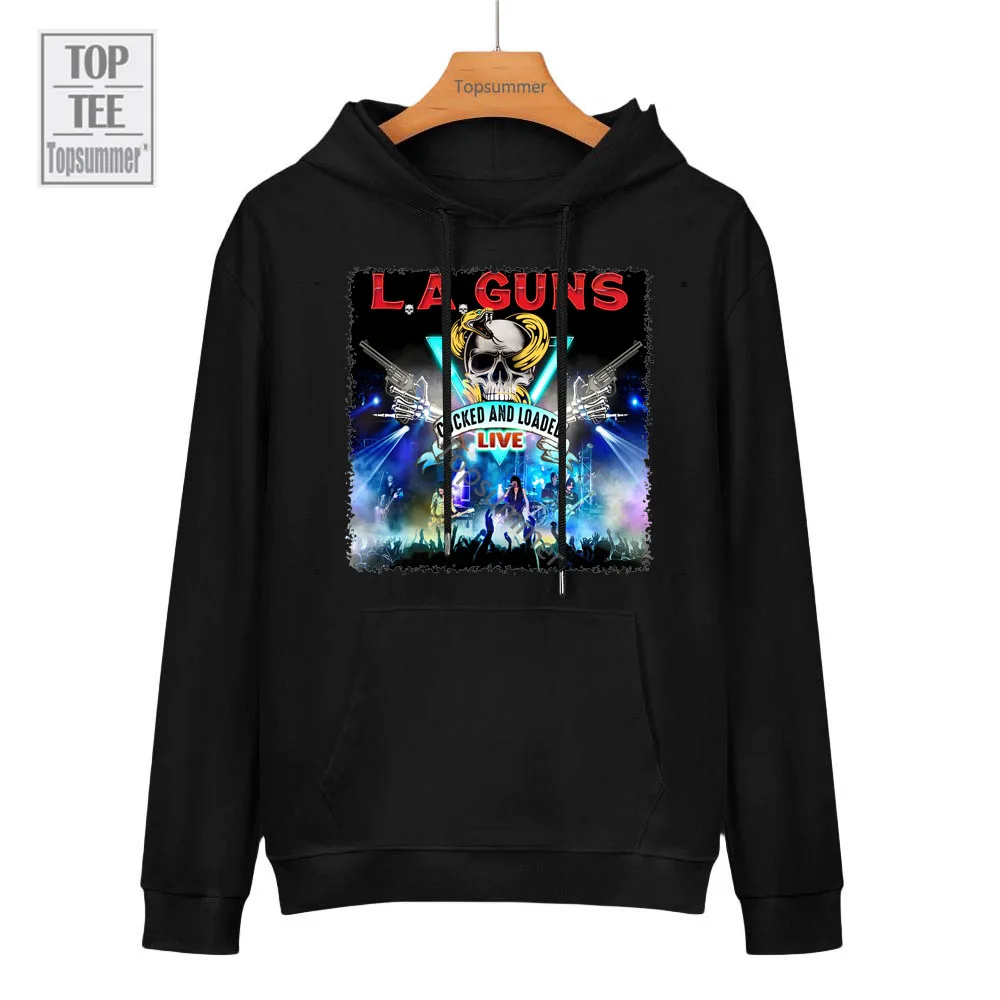 

Cocked & Loaded Live Album Hoodies L.A. Guns Tour Hoodie Woman Pop Streetwear Sweatshirt Graphic Printed Tops