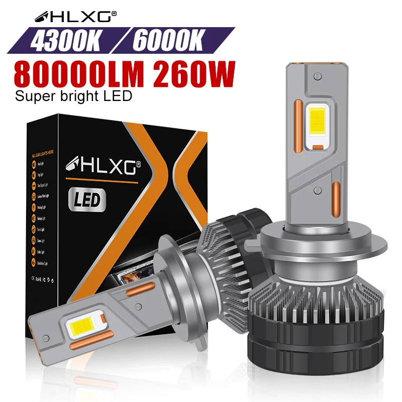 200W 60000LM H11 LED H7 H4 H1 HB3 HB4 HIR2 9012 9005 9006 Canbus Turbo Car  Headlight Bulbs auto fog lamp motorcycle K5C HLXG 12V - AliExpress