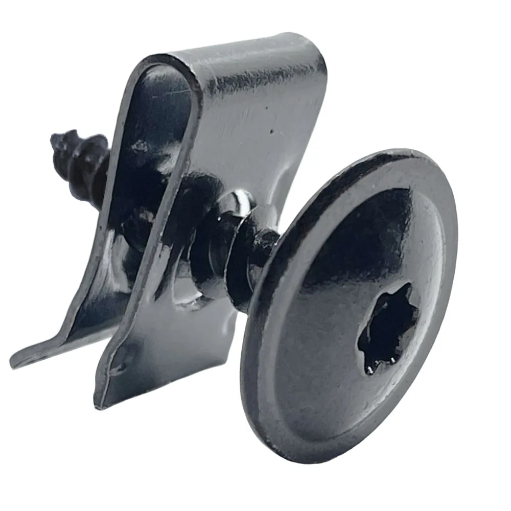 Auto Universal Self-tapping Screws Plum Blossom with Pad U-shaped Clips 10-40pcs for Car Bumper Mudguard Fender Base Fixed