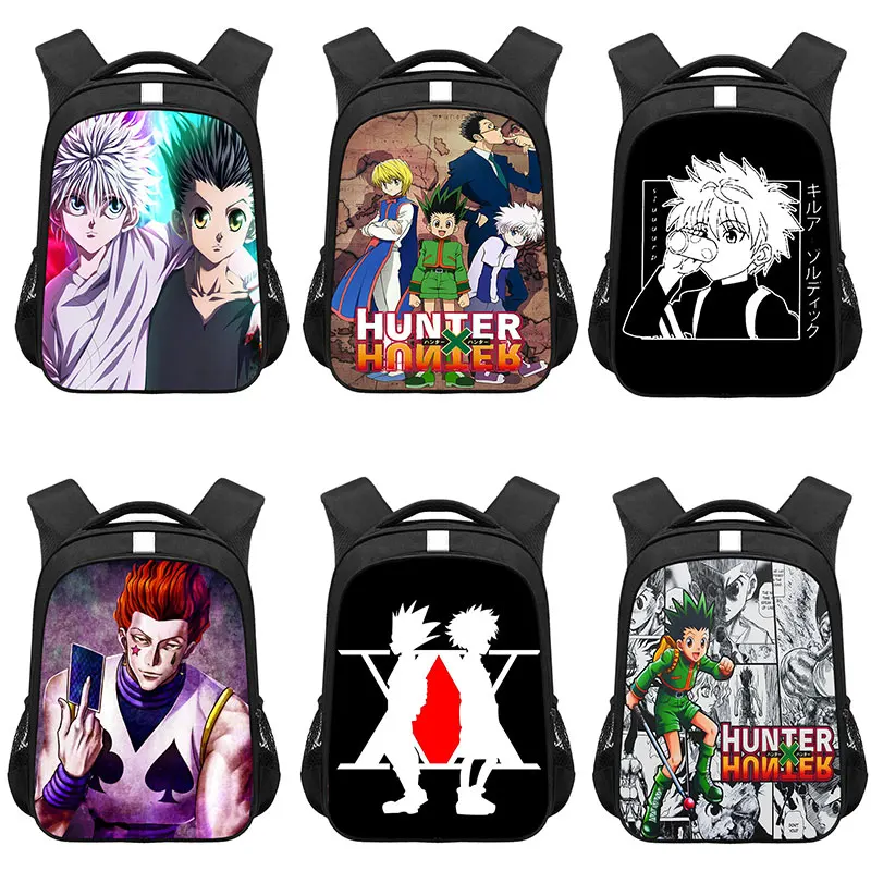 

Anime HUNTERxHUNTER Backpack Hunter X Hunter School Bags for Teenager Student Bookbag Boys Girls Daypack Laptop Rucksacks