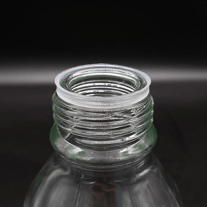 SHUNIU Reagent bottle,With yellow screw cover GL45mm,Borosilicate glass 3.3,Capacity 100mL,Graduation Sample Vials Plastic Lid