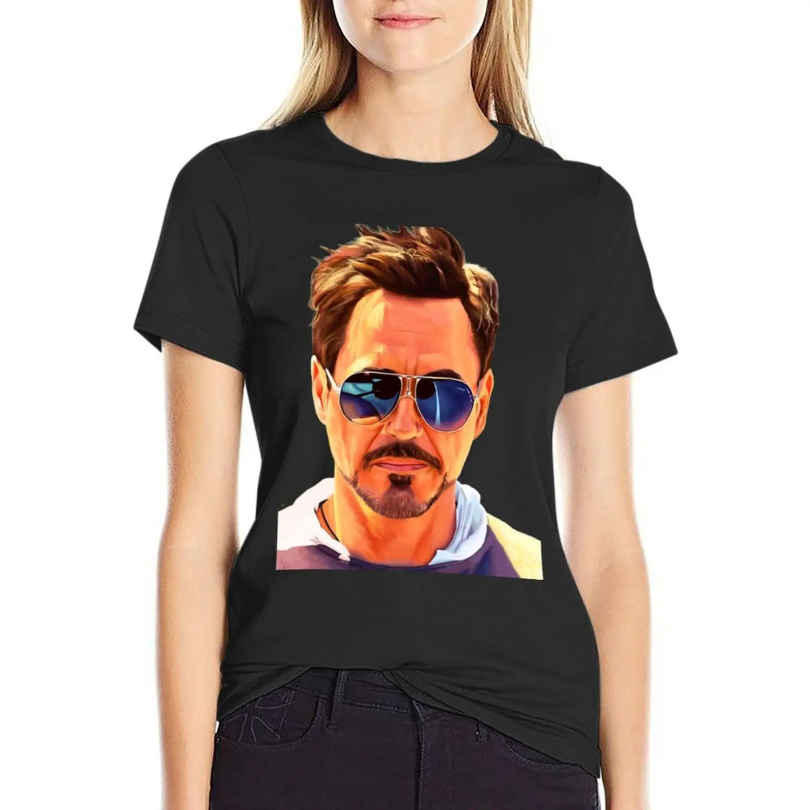 Art Robert Downey Jr T-Shirt aesthetic clothes hippie clothes Woman clothes