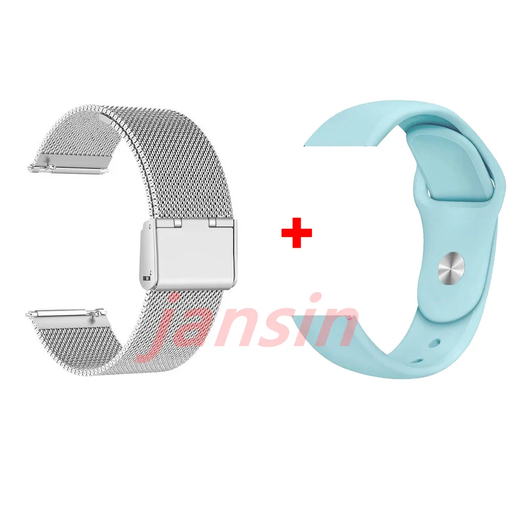 Dual-Pack Metal Watch Strap - 20mm/22mm Replacement Bands