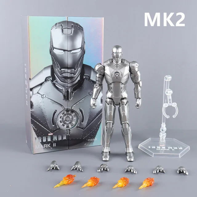 ZD Toys Iron Man Action Figure Joint Movable Bone MK41 MK35 MK3 MK42  Movie Action Figure 7 Inches Mark Collect Gifts