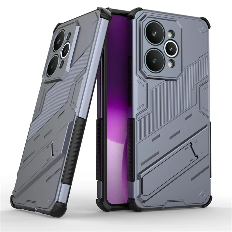 Magnetic Armor Shockproof Kickstand Phone Case - Enhanced Protection with Back Cover s