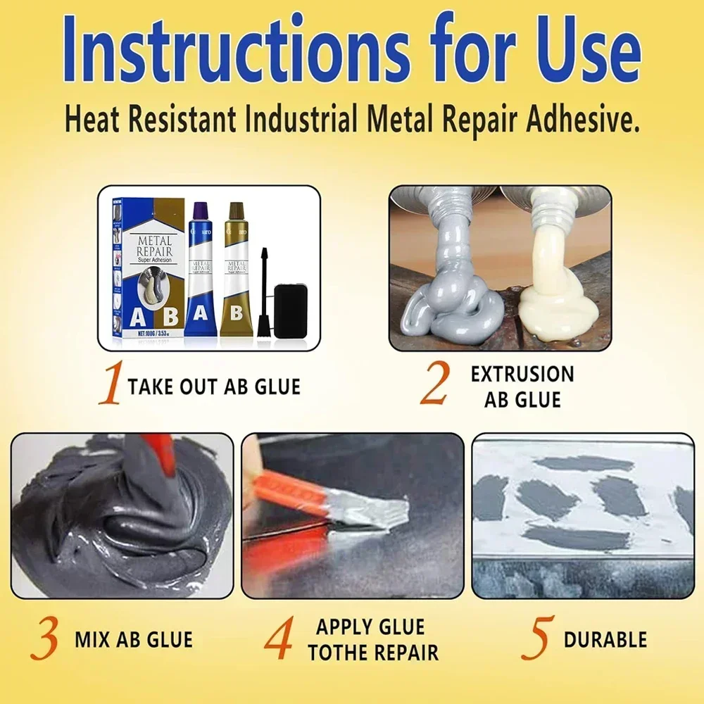 Versatile Super Repair AB Glue Adhesive