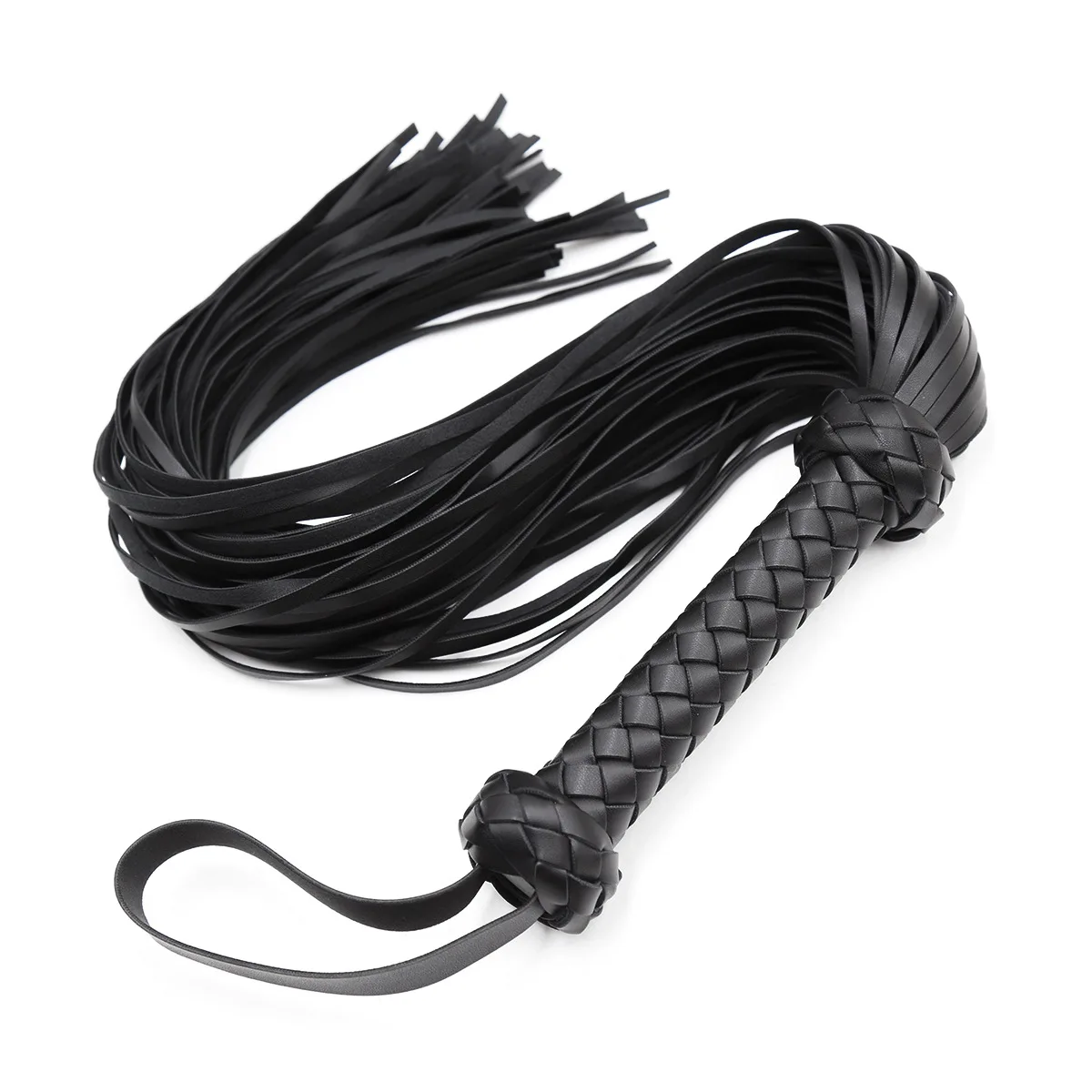 PU Leather Flogger Frisky Imprint Spanking Paddle Beat Submissive  Play Horse Crop Training Whip For Equestrian Riding Bat