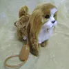 Electronic Plush Dog Toy Robot Cat Sing Song Puppy Leash Control Music Animal Walk Bark Electric Kitten Pet Kids Birthday Gift 2