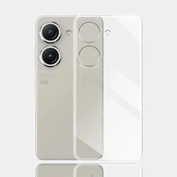 Shockproof Clear Silicone Soft Back Phone Case - Protective Bumper Coque Carcase s for ASUS ZenFone 10 (Clear)