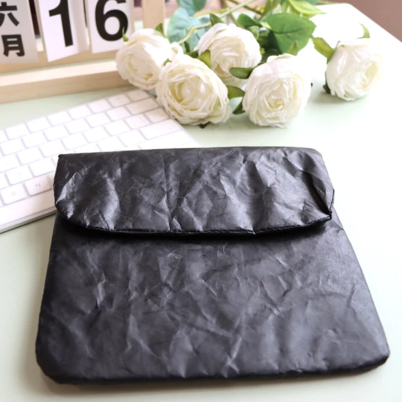 DuPont paper waterproof and shockproof bag, magnetic buckle storage bag, file, test paper, ticket, data cable bag, business mini 3