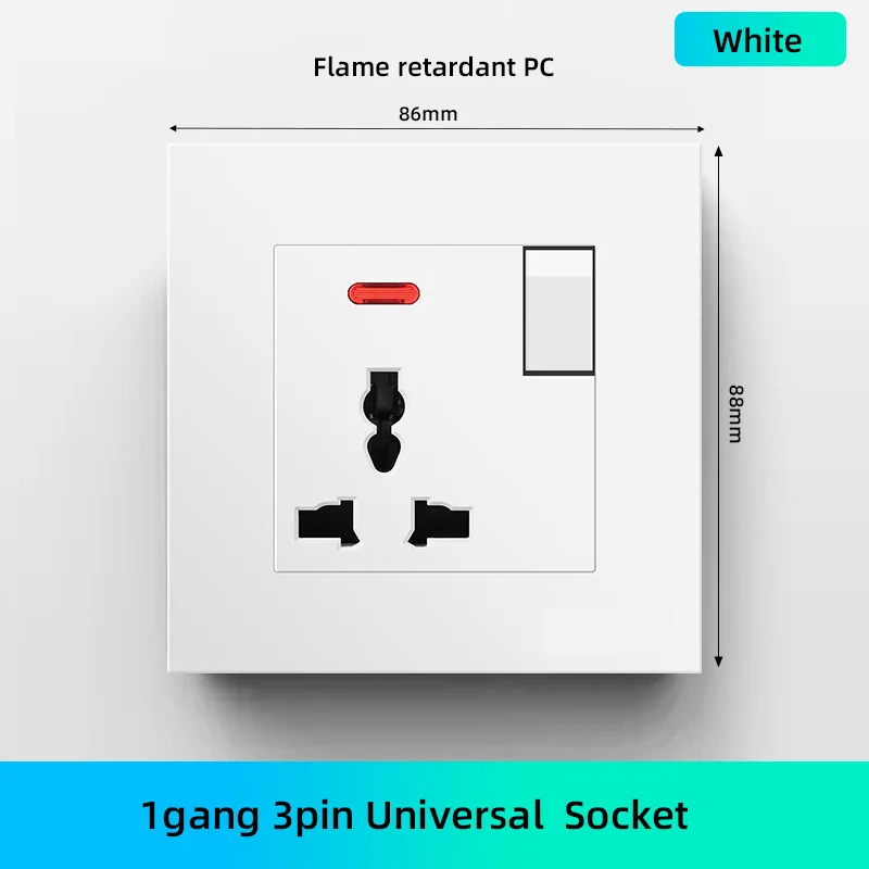 1gang 3pin Socket