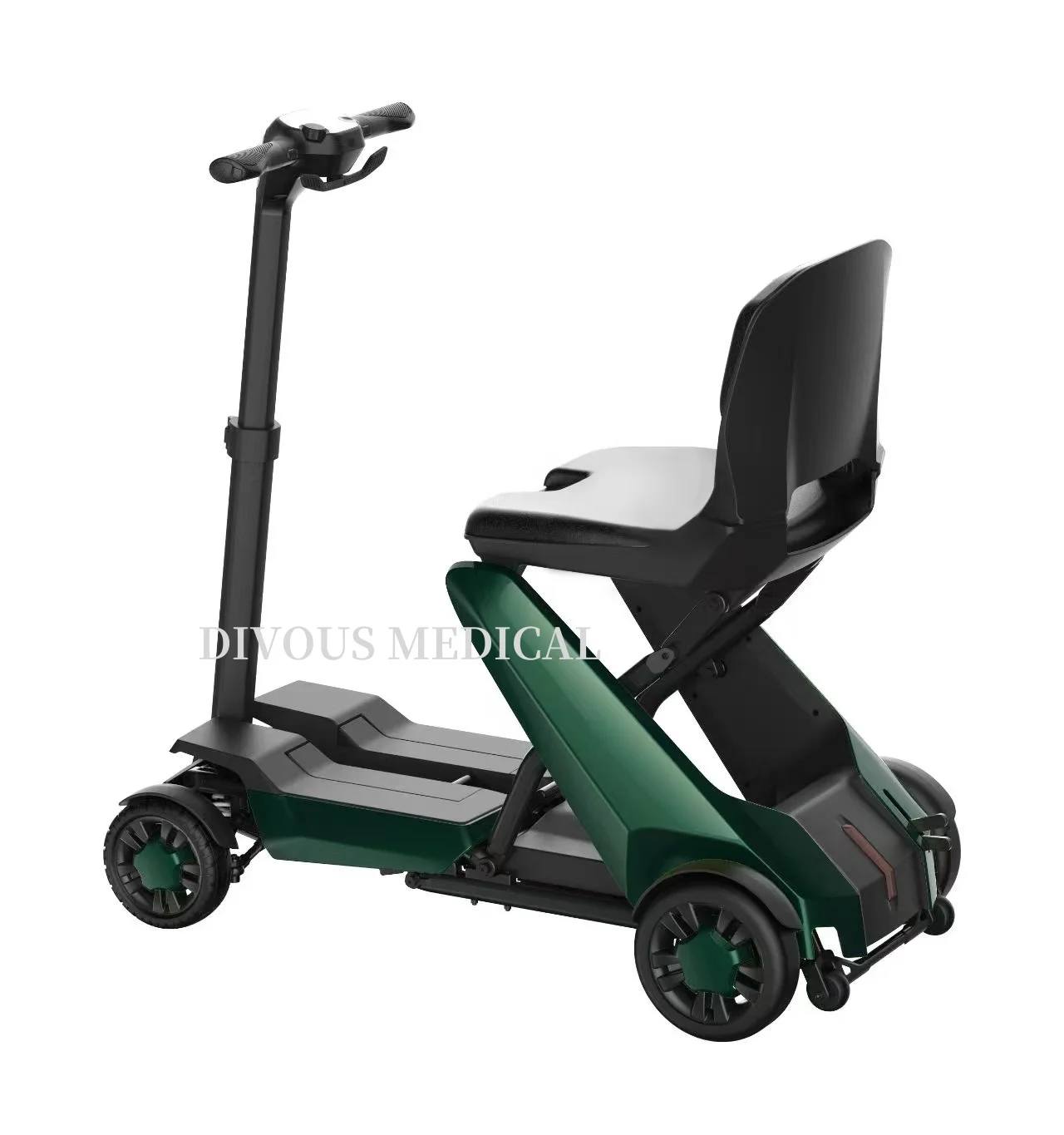 Fashion Style Portable Aluminum Alloy Disabled Mobility Scooter Elderly Four-wheeled Electric Car for Adults