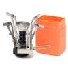 Outdoor portable ultra small mini stove with electronic ignition, camping picnic, flat gas tank stove, stove, gas stove