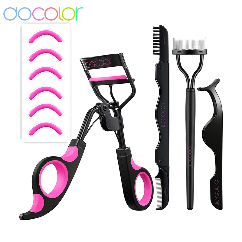 Docolor Eyelash Curler /eyelashes Separator Comb/ Eyebrow Brush