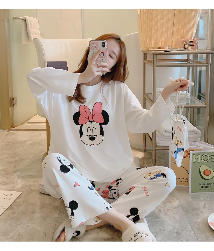 ミッキーマウス 長袖パジャマセット 星座柄 Amazon.co.jp: [OUHUAN] ミッキーマウス 春秋冬 キッズ パジャマ