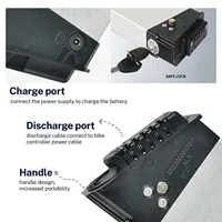 Batterie de vélo électrique Pedelec DCH 006 pour Samebike LO26 20LVXD30 XP2.0, batterie de vélo pliable 48V 14Ah 12.8Ah 10.4Ah, batteries au lithium compatibles avec LAFLY X3/JINGHMA R7 R5 4