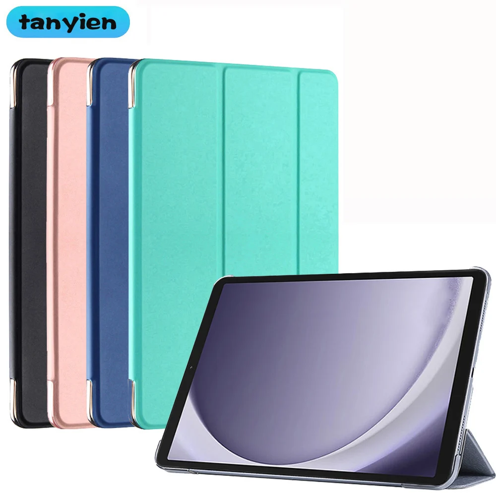 

For Samsung Galaxy Tab A9 8.7 2023 SM-X110 SM-X115 SM-X117 X110 X115 X117 Magnetic Stand Tablet Case Leather Flip Smart Cover