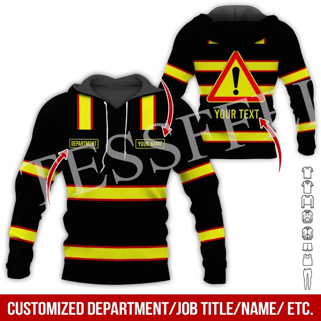 Nome Personalizzato Cosplay Tow Truck Driver Trucker Worker Retro Tuta 3Dprint Harajuku Casual Pullover Jacket Felpe Vintage X9