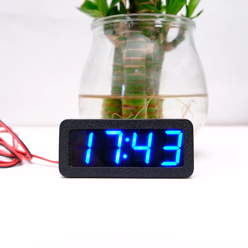 Vehicle mounted GPS Beidou satellite synchronous clock electronic clock module car LED digital tube digital  night light usb 5v 5