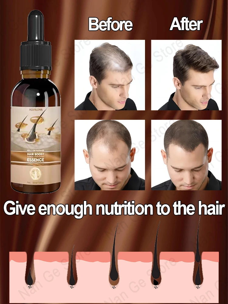 Fast hair growth essential oil. Fix baldness and hair loss