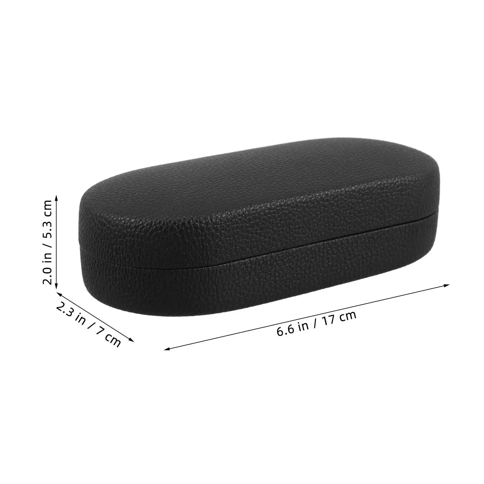 Estuche Rígido Grande Para Gafas De PU - Protección Contra Arañazos, Diseño Espacioso, Para Hombre Y Mujer