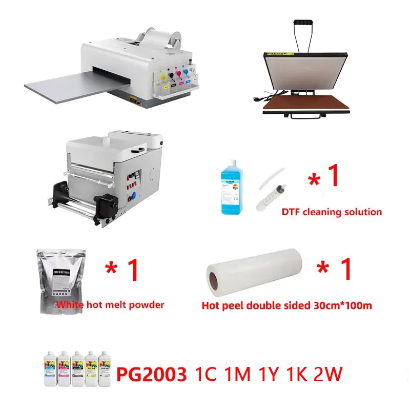 

Fcolor New Roll to Roll Epson L1800 Printhead A3 DTF Printer 30cm 33cm Heat Transfer Film Printing Machine for T-shirt hoodies