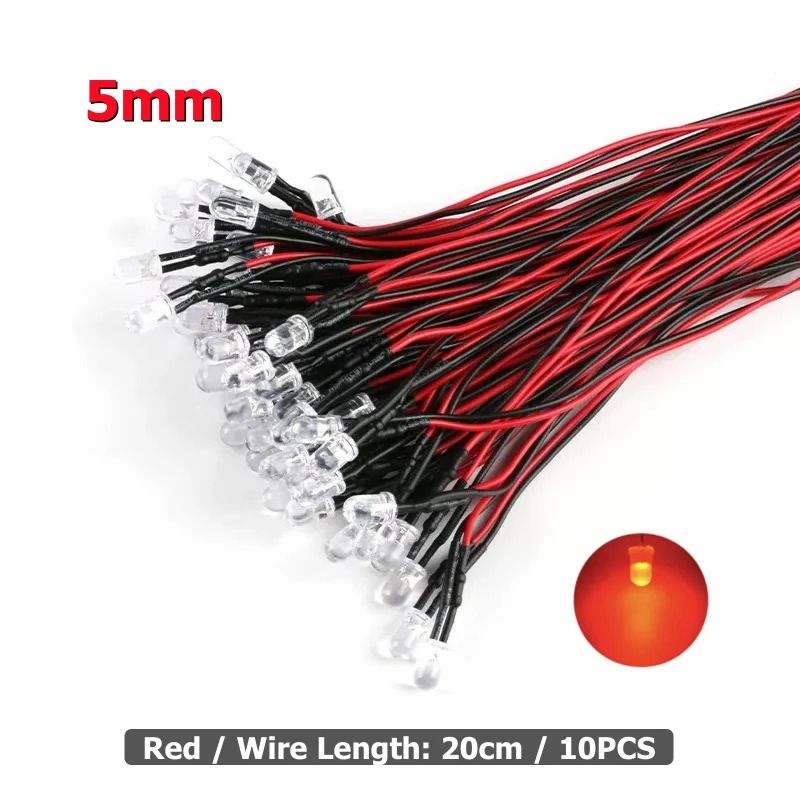 ตัวเลือกสินค้า หลากสี LED สำหรับรถโมเดล RC