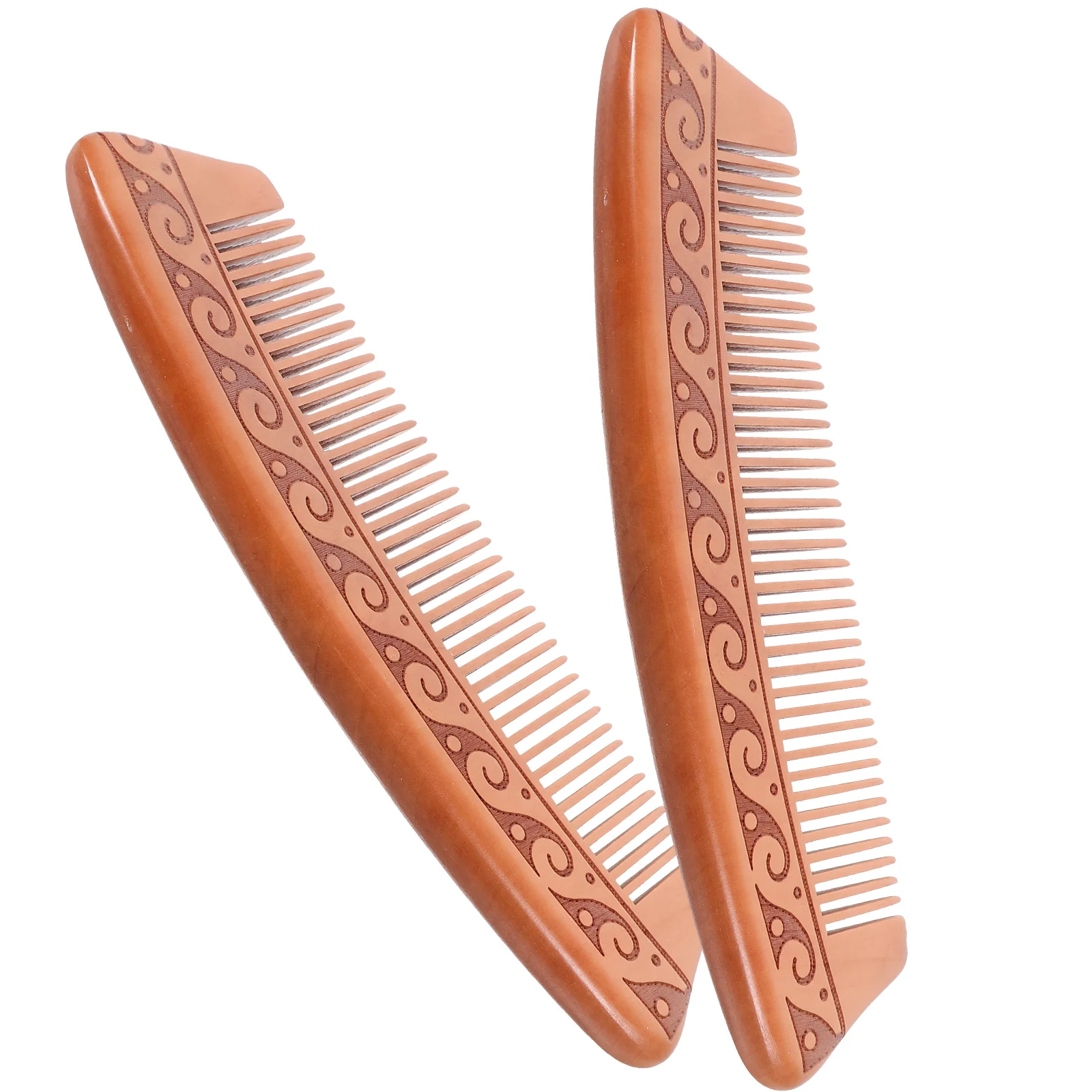 

2pcs Wooden Combs Women Massage Comb Scalp Massager Combs Small Hair Combs