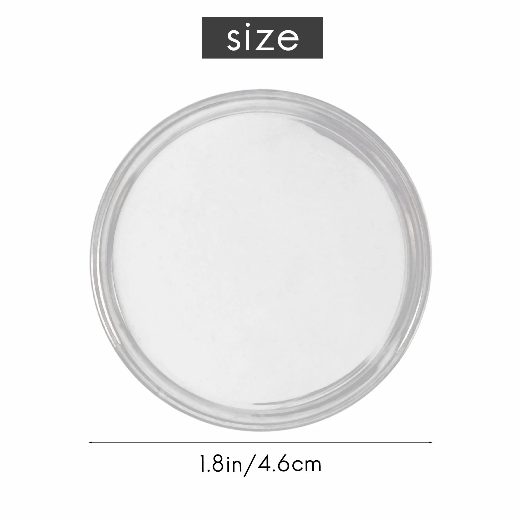 46mm 동전 캡슐 홀더 및 보호 가스켓 동전 홀더 케이스 박스 (8가지 크기, 30개) - A32R