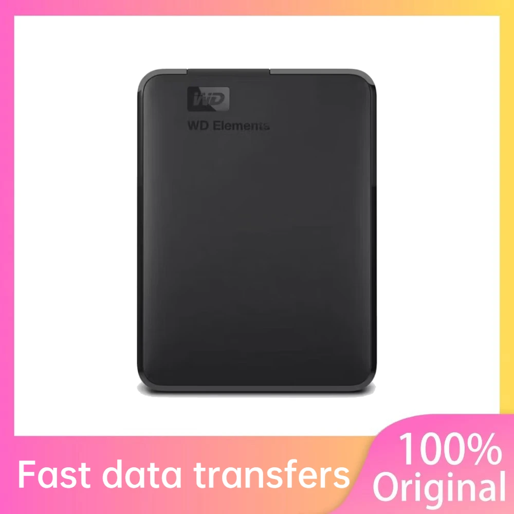 Western Digital WD Elements 2.5" USB 3.0 External Hard Drive 5TB 4TB 2T 1T Portable External HDD Hard Disk For Desktop PC Laptop