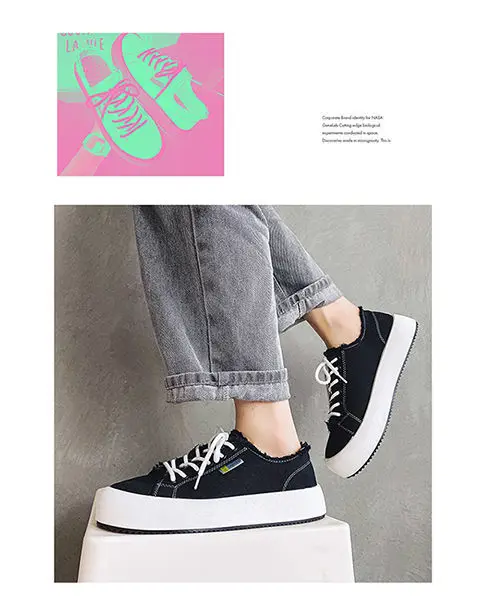Canvas Sneakers Plimsolls - true deals club