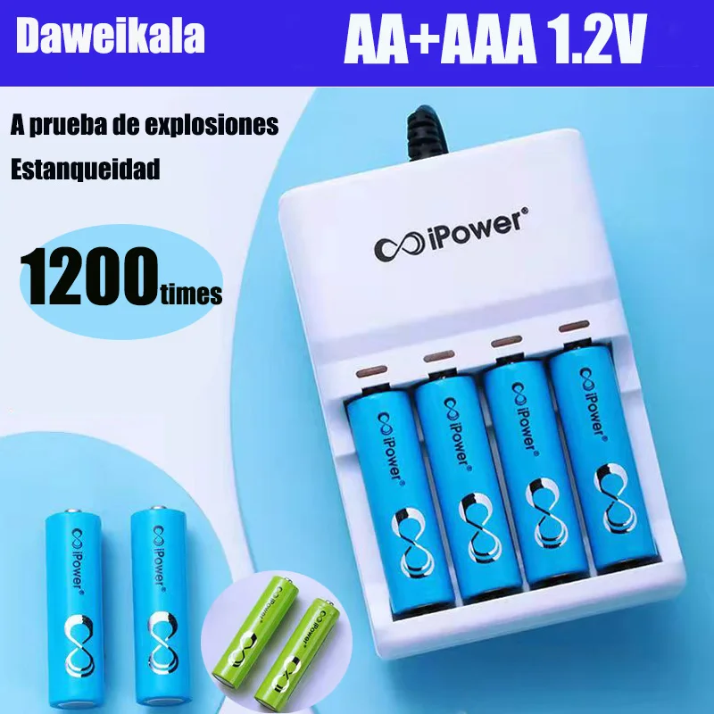 Аккумуляторная батарея AA + AAA 1,2 V, аккумуляторная батарея ni - MH AA 1000 Mah 3a, аккумуляторная батарея aaa с 2 батареями AA/AA