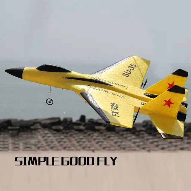 FX-620 SU-35 RC Remote Control Airplane 2.4G Remote Control Fighter Hobby Plane Glider Airplane EPP Foam Toys RC Plane Kids Gift 2