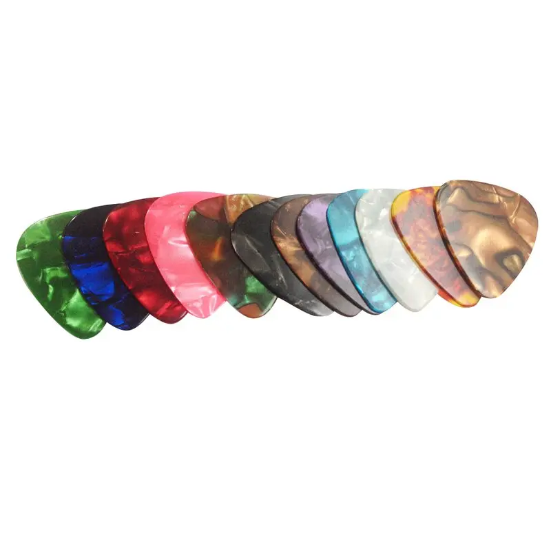 

12 X Rock Picks - Mediators For Guitars And Basses 3 Different Thickness