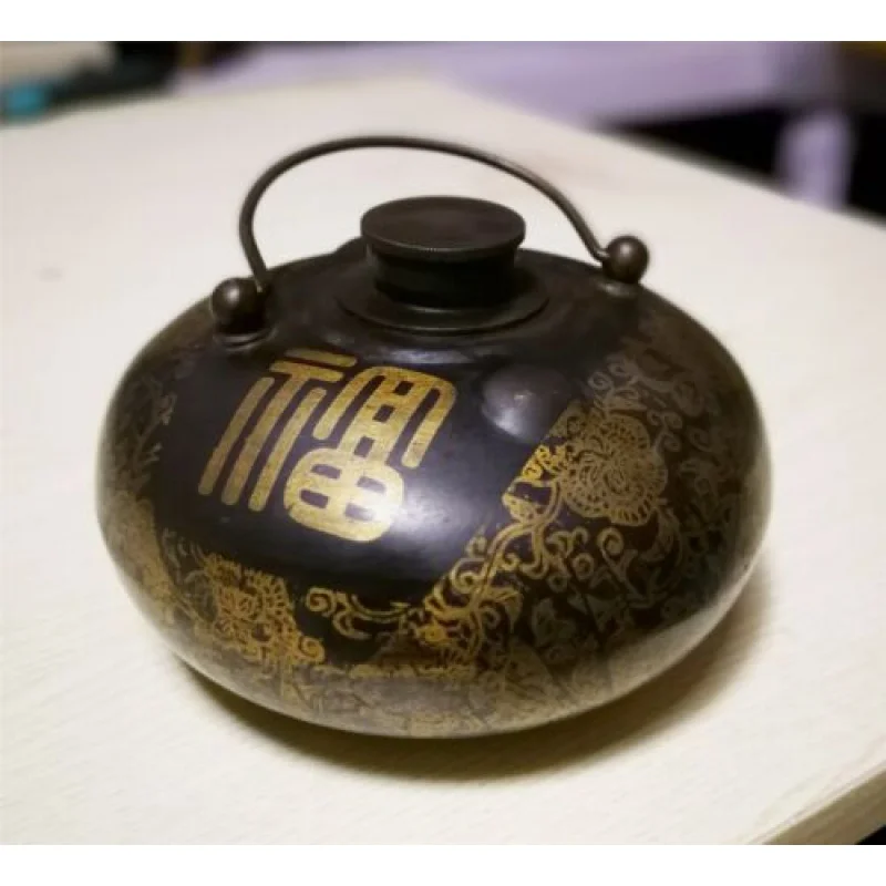 

Тибет, старая бронза статуя вырезанная вручную Pot