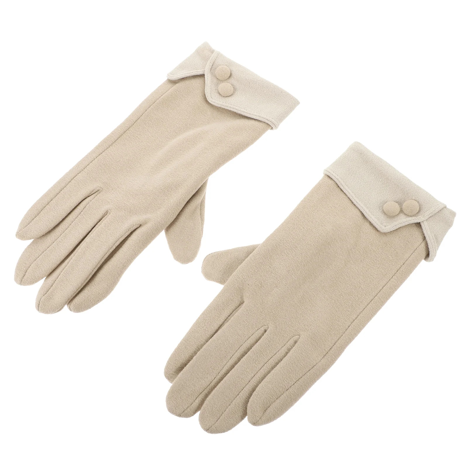 

Gloves Winter Fabric Mittens Keep Warm Thermal Women Derong Teen Girls Outdoor