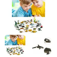 

Ocean Animal Statue Mini Educational Toy Realistic Appearance Rich Variety Ocean Animal Toy Sea Animal Model for Boys